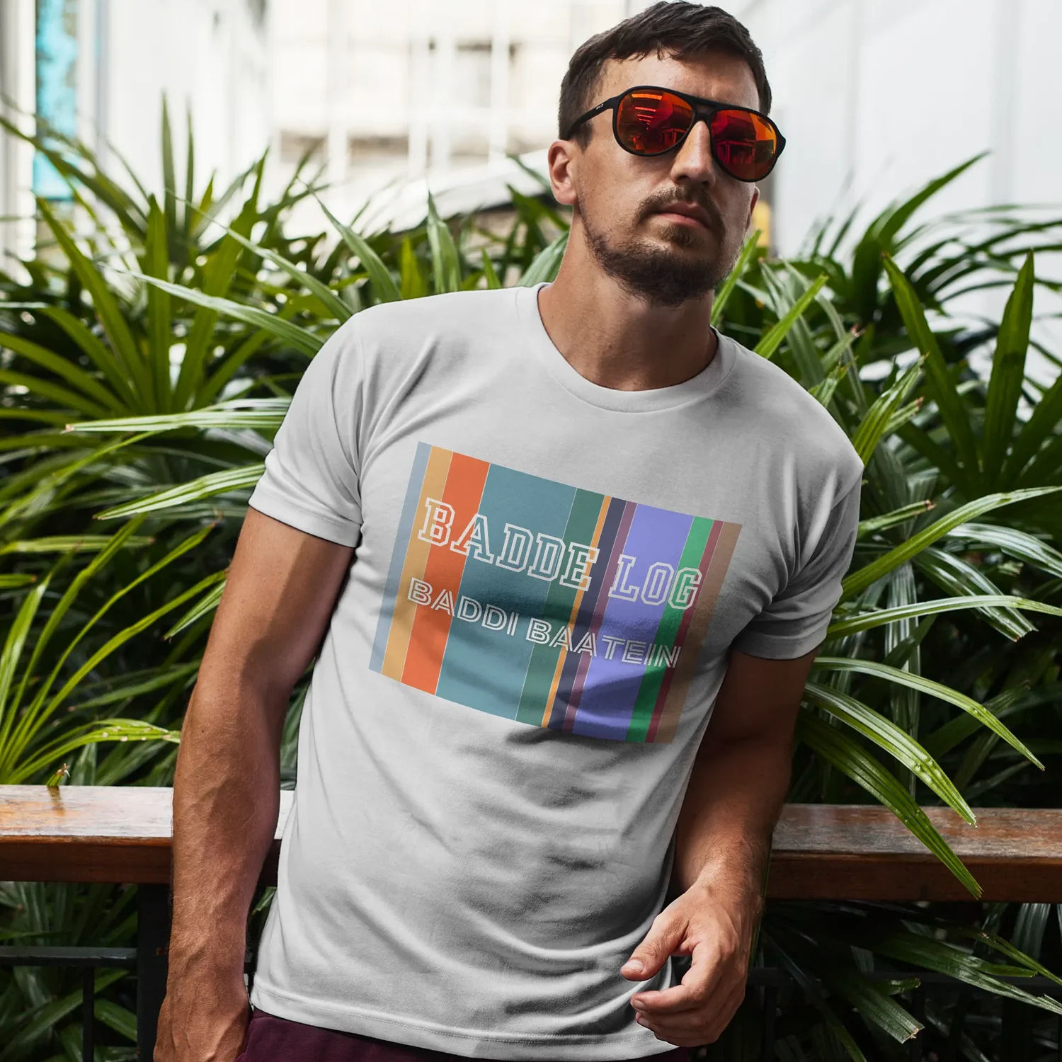 Badde Log Baddi Baatein Printed T-Shirt Badde Log Baddi Baatein Printed T-Shirt