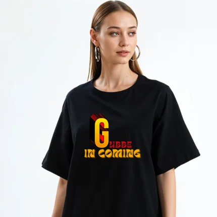 Gubbe In Coming Black T-Shirt
