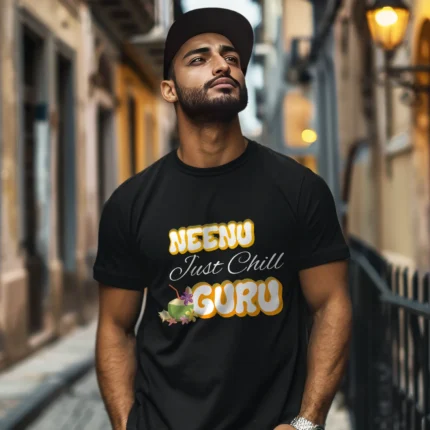 Neenu Just Chill Guru Printed T-Shirt