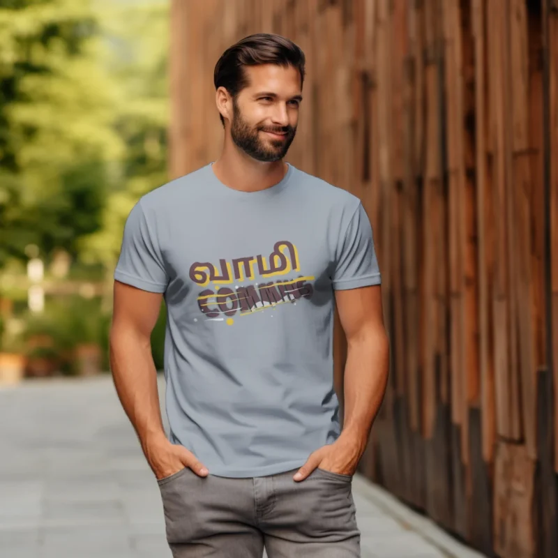 Vatti Comming Printed Men's T-Shirt