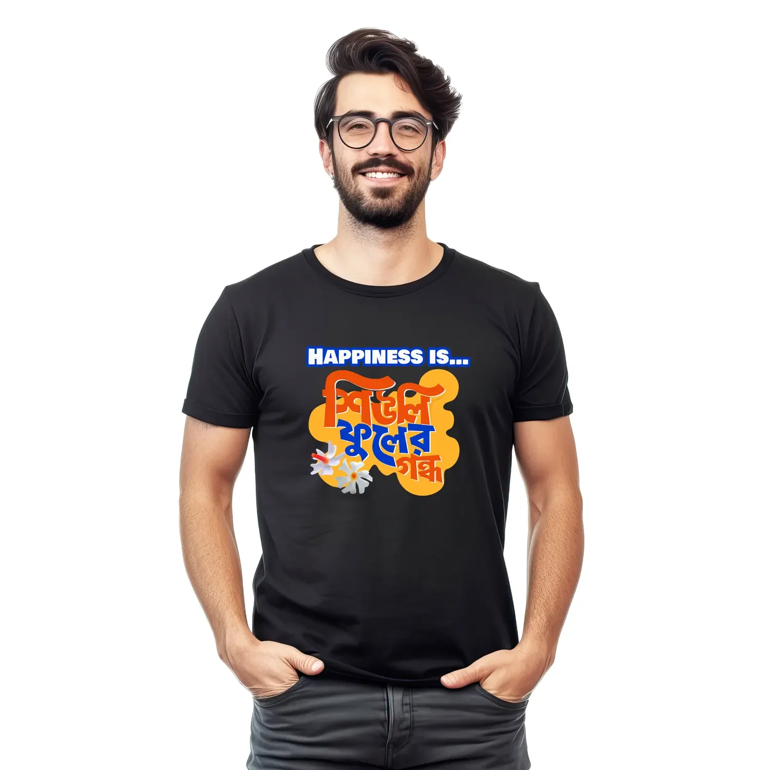 Happiness is Shiuli Phooler Gondho